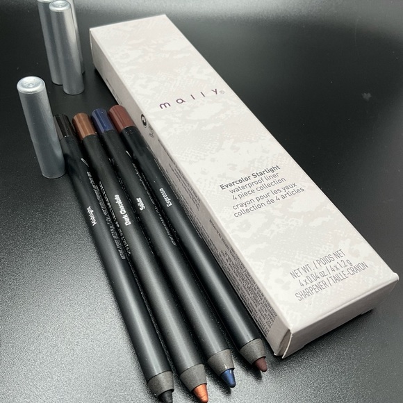 Mally evercolor starlight eyeliner 4 piece set with MALLY SHARPENER - Picture 6 of 9